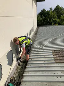 Carlton Industrial Roofing gutter cleaning